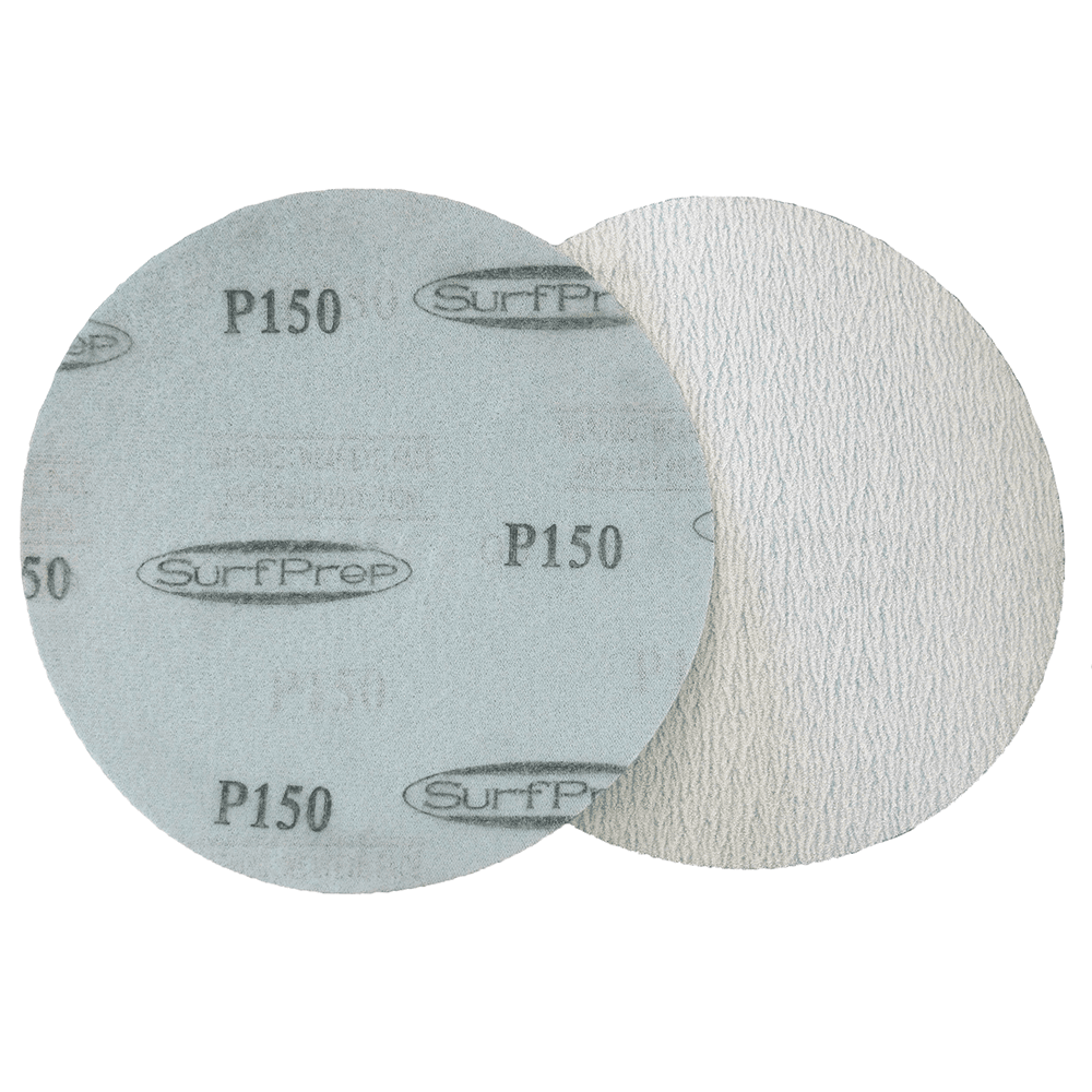 6" Hook & Loop 150 Grit Abrasives Sanding Disc, Aluminum Oxide on Film - Main Image