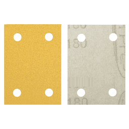 3" x 4" 180 Grit Aluminum Oxide Latex Paper Abrasive Sheet - Main Image