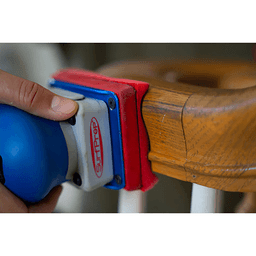 Super Fine Grit Aluminum Oxide ProFoam Abrasive Pad, 3" x 4" x 5mm (200/Box) Alt 3 - Image