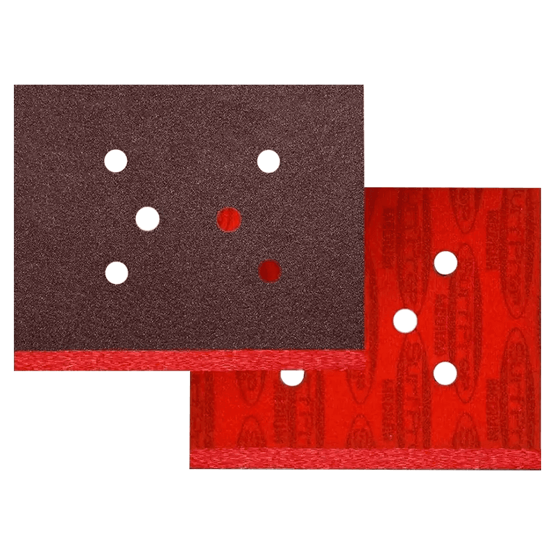 Very Fine Grit Aluminum Oxide 6 Holes ProFoam Sanding Pad, 3" x 4" x 5mm (25/Box) - Main Image