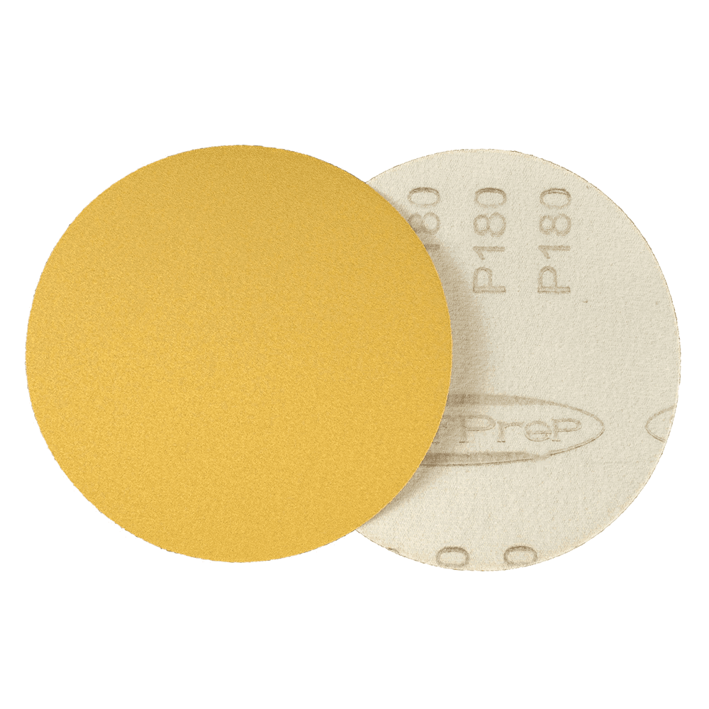 5" Hook/Loop 120 Grit No Holes Sandpaper Disc, Aluminum Oxide on Paper (100/Box) - Alt Image 1