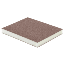 Fine Grit 2-Sided Aluminum Oxide Sanding Sponge, 3-3/4" x 4-3/4" x 1/2" - Alt Image 1