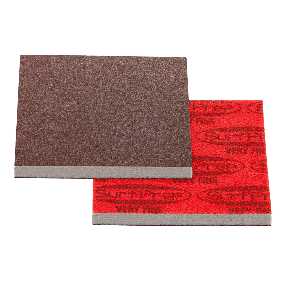 Super Fine Grit Aluminum Oxide Sanding Sponge, 3" x 4" x 25/64 - Main Image