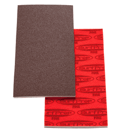 Very Fine Grit Aluminum Oxide Sanding Sponge, 3-2/3" x 7" x 13/64" - Main Image