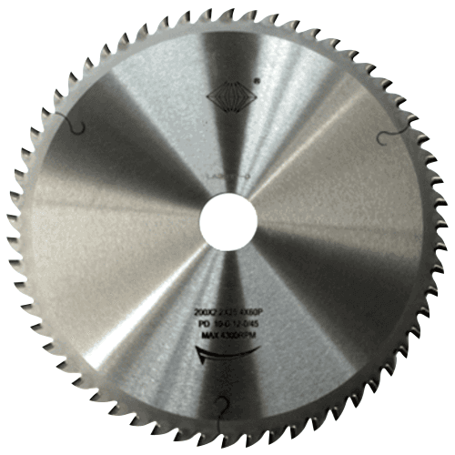 8" x 60 Teeth Premium Plastics/Thin Aluminum Saw Blade - Safety Speed Cut