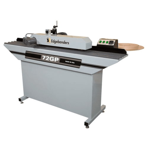 72GP Glue Pot Edgebander - Electromagnetic end cutters and Accutrim edge trim system
