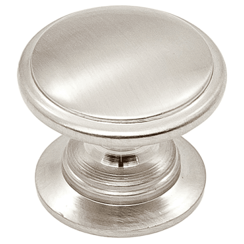 1-3/16" Heritage Round Knob, Brushed Satin Nickel Main - Image