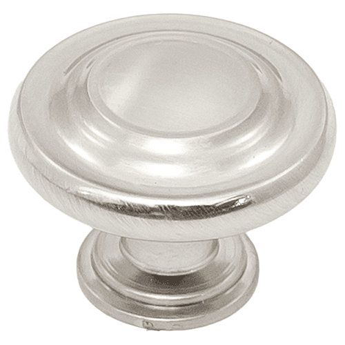 1-1/4" Heritage Round Knob, Brushed Satin Nickel Main - Image