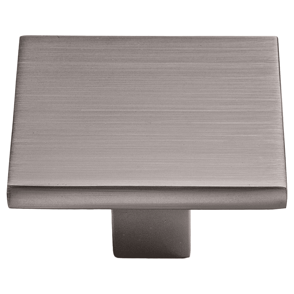 35mm Capitol Square Knob, Brushed Black Nickel Main - Image