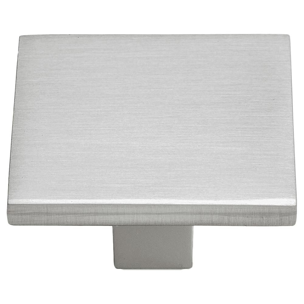 35mm Capitol Square Knob, Brushed Satin Nickel Main - Image