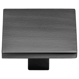 35mm Capitol Square Knob, Matte Black Main - Image