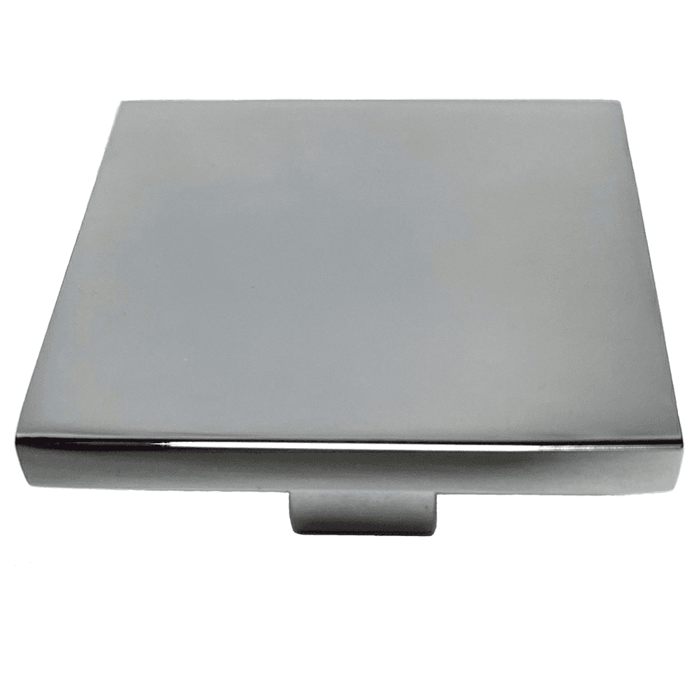 35mm Capitol Square Knob, Polished Chrome Main - Image
