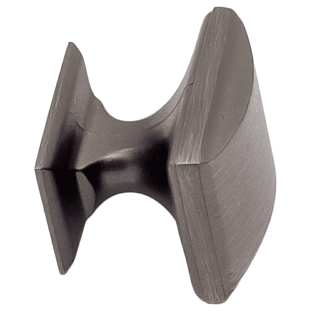 1-1/4" Heritage Rectangle Knob, Matte Black Alt 1 - Image