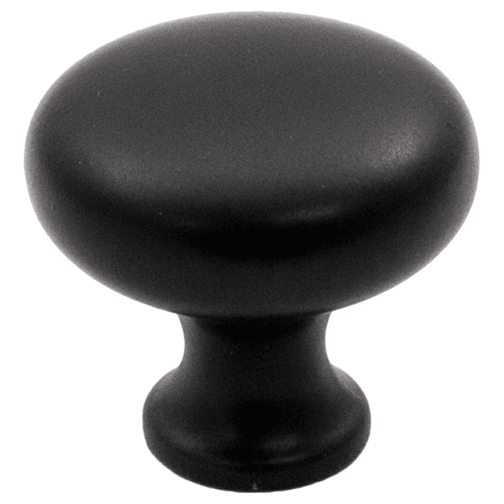 28mm Artisan Round Knob, Matte Black Main - Image