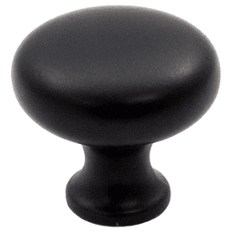 28mm Artisan Round Knob, Matte Black Main - Image