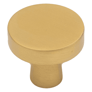 1-11/32" City Style Round Cabinet Knob, Matte Black Alt 1 - Image