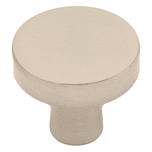 1-11/32" City Style Round Cabinet Knob, Brushed Satin Nickel Main - Image