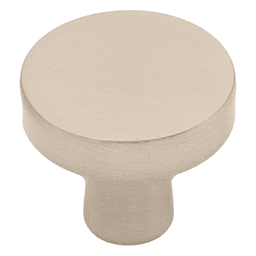 1-11/32" City Style Round Cabinet Knob, Brushed Satin Nickel Main - Image