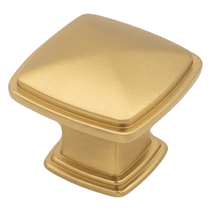 1-11/64" Skyline Square Cabinet Knob, Matte Black Alt 1 - Image