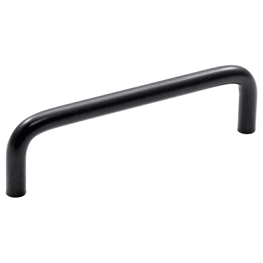 102mm Cornerstone Wire Pull, Matte Black Main - Image