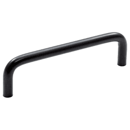 102mm Cornerstone Wire Pull, Matte Black Main - Image