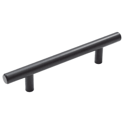 96mm Cornerstone Bar Pull, Matte Black Main - Image