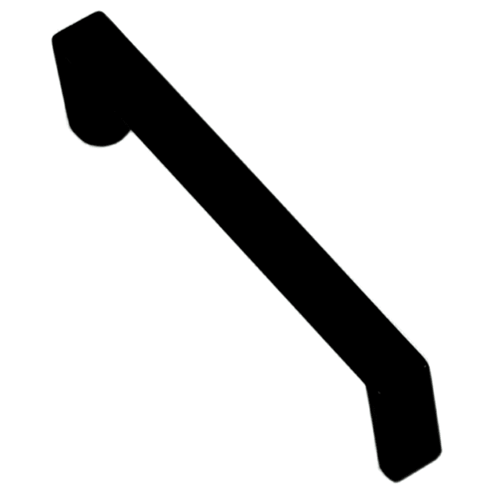 3-25/32" Cityscape Handle Pull, Matte Black, 4" Length Main - Image