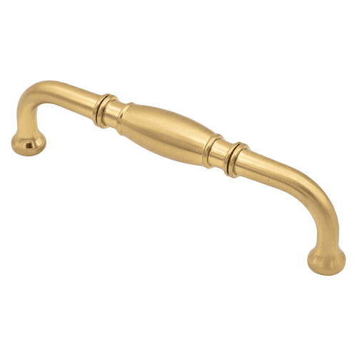 5-3/64" Heritage Handle Pull, Brushed Satin Brass Main - Image
