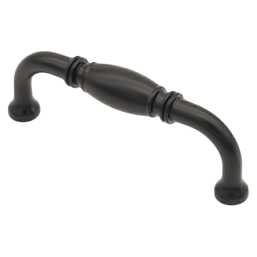 3-25/32" Heritage Handle Pull, Matte Black Main - Image