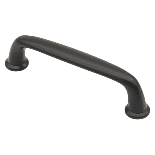 3-25/32" Heritage Handle Pull, Matte Black, 4-7/16" Length Main - Image
