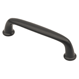 3-25/32" Heritage Handle Pull, Matte Black, 4-7/16" Length Main - Image