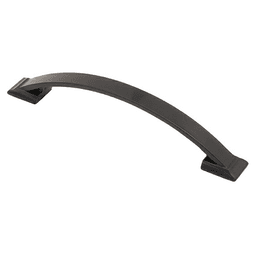 5-3/64" Heritage Cabinet Pull, Matte Black Main - Image
