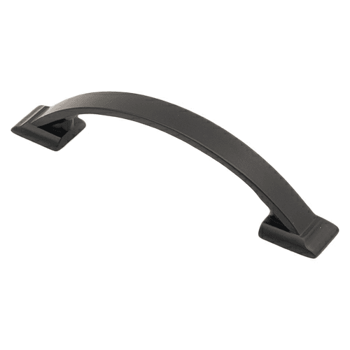 3-25/32" Heritage Cabinet Pull, Matte Black Main - Image