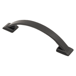 3-25/32" Heritage Cabinet Pull, Matte Black Main - Image