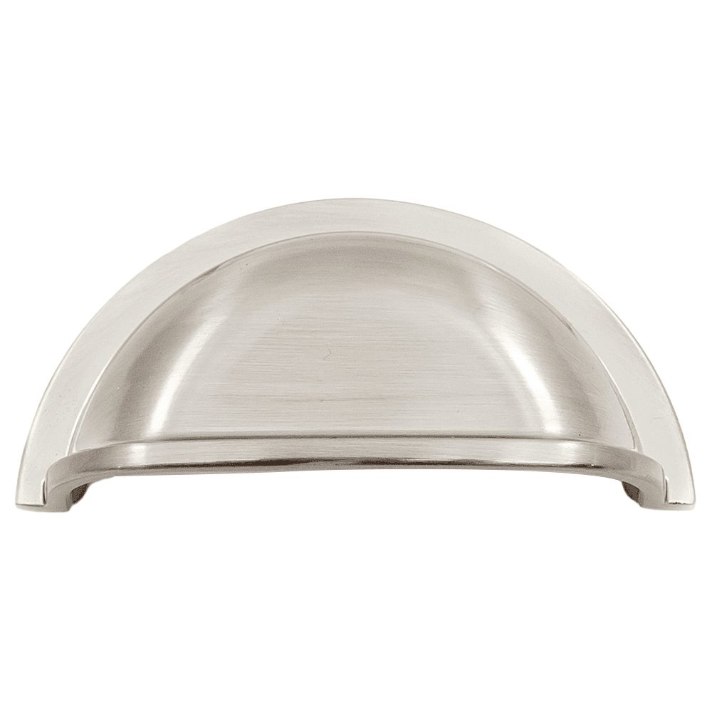 2-63/64" Heritage Cup Pull, Brushed Satin Nickel Main - Image