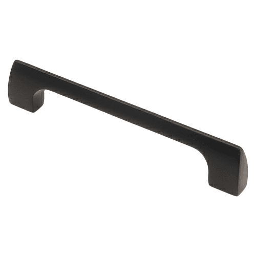 5-3/64" City Style Cabinet Pull, Matte Black, 5-25/32" Length Main - Image
