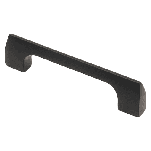 3-25/32" City Style Cabinet Pull, Matte Black, 4-17/32" Length Main - Image