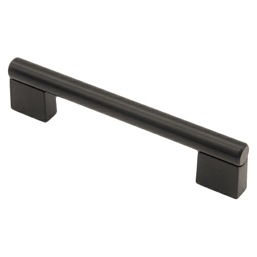 5-3/64" City Style Cabinet Pull, Matte Black, 5-5/16" Length Main - Image