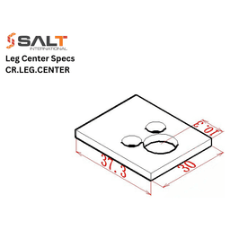 37.3mm Center Adjusting Leg Alt 1 - Image