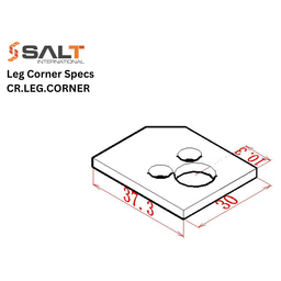 37.3mm Corner Adjusting Leg Alt 1 - Image
