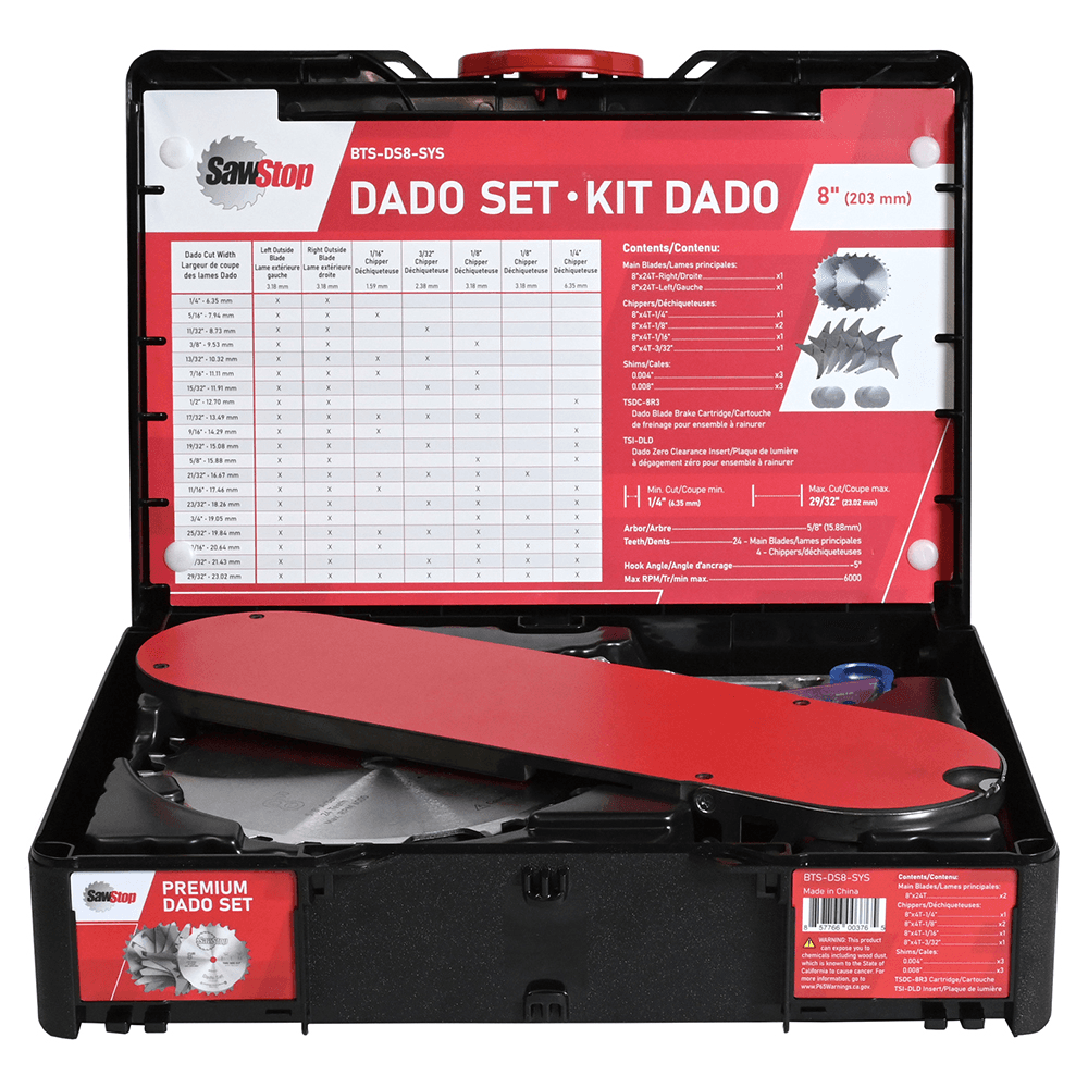 8" Premium Dado Set with Systainer Alt 2 - Image