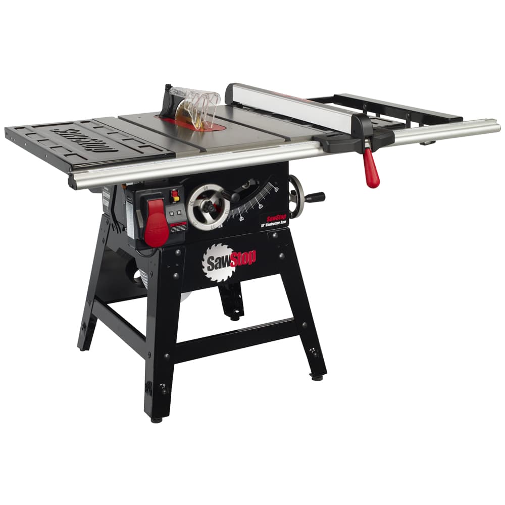 SawStop 10" 1.75hp Contractor Saw with 30" Aluminum Fence System