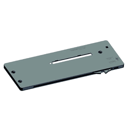Selby Furniture Hardware Conversion Device Screw-On Soft-Closing Dark Gray 9-5/16 Drawer Slide Attachment