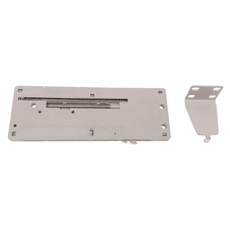 Selby Furniture Hardware Screw-On Soft-Closing Conversion Device Dark Gray