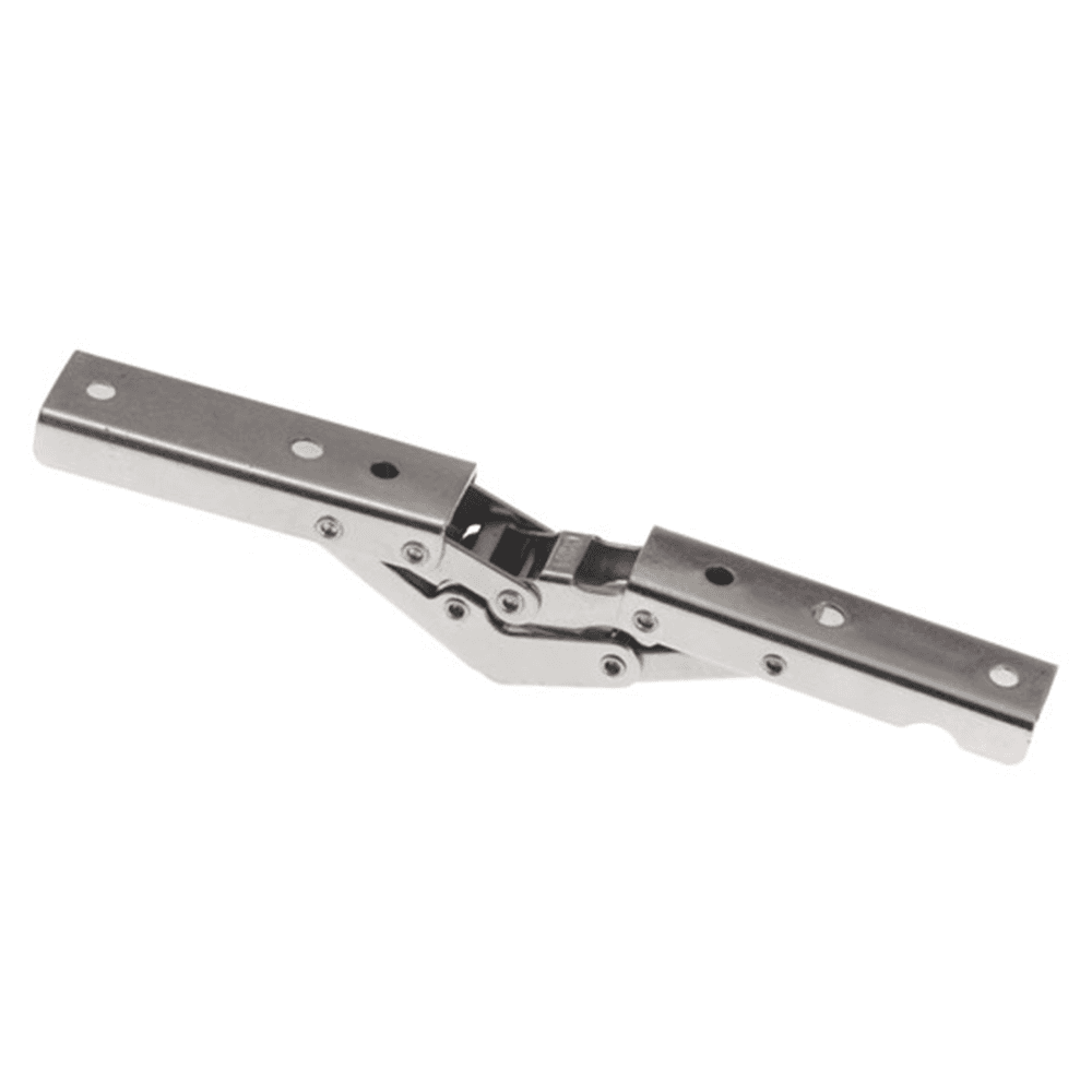 90&#730; Up-Opening Top-Lid Hinge, Nickel-Plated - Main Image