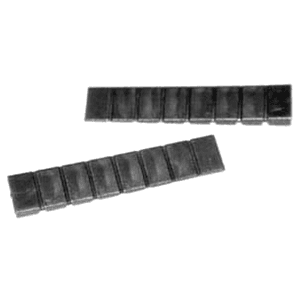 Selby Furniture Hardware Mfg Plastic Breakaway Leveling Wedge - 8 Section Black Nylon Wedge for Furniture Leveling