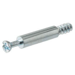 6mm x 42mm Double Locking Connecting Screw, Zinc - Main Image