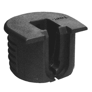 CamFix 19mm Knock-In Housing for Drop-On System 6 Dowel, Black, Box of 2500 - Main Image