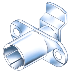 Type 085 Cam Body for Timberline Locks, 13/16" Cam Length, Horizontal Mount - Main Image