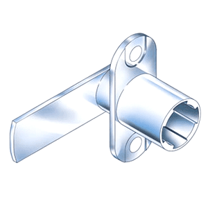 Type 097 Cam Body for Timberline Locks, 1-23/32" Cam Length, Vertical Mount - Main Image